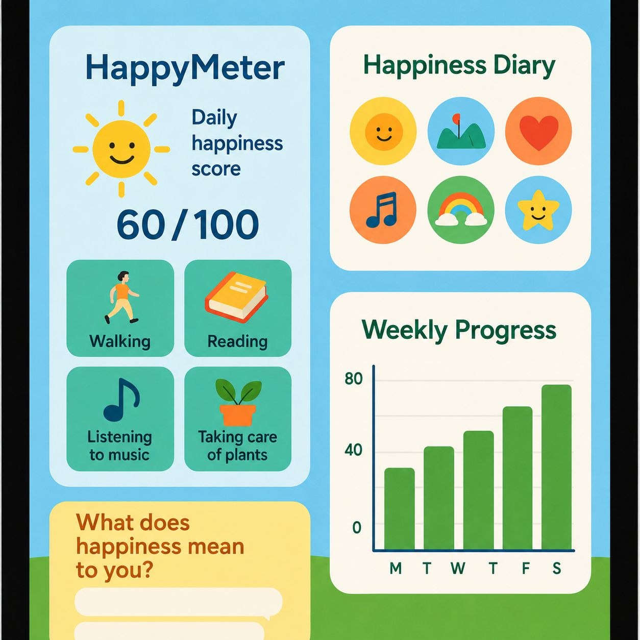 Anteprima dashboard HappyMeter